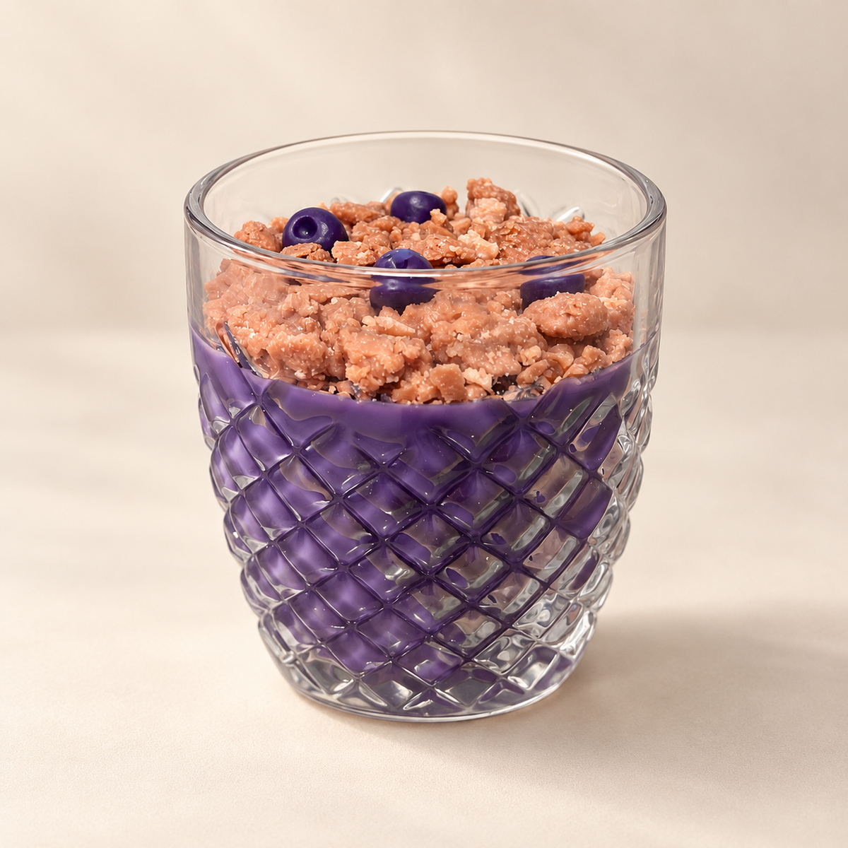 Blueberry Crumble: Flameless Wax Candle